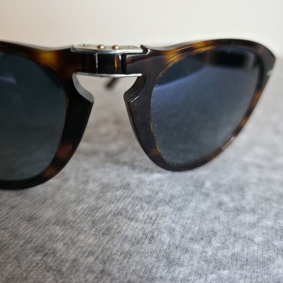 Authentic PERSOL 714 SUNGLASSES 24/S3 Havana Polarized Lens Steve McQueen 54-21 - Picture 9 of 16